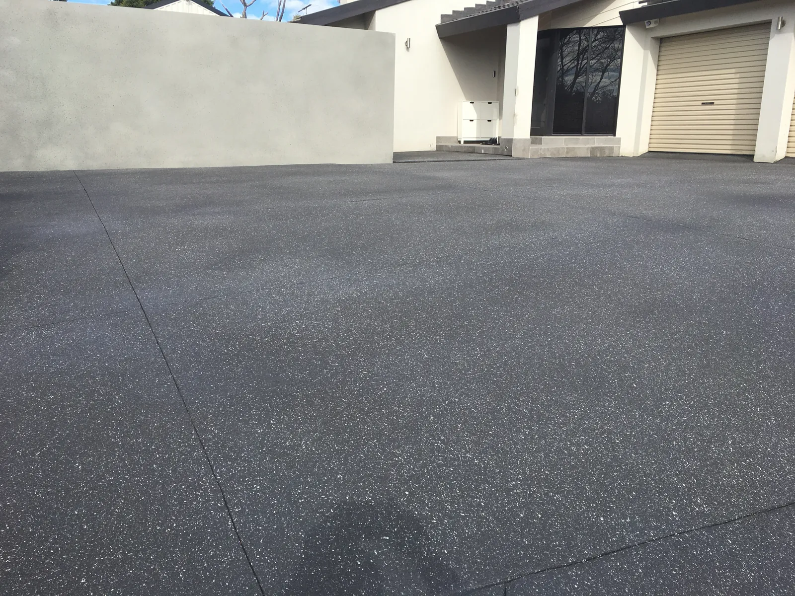 Castle Hill driveway after Spray Crete resurfacing