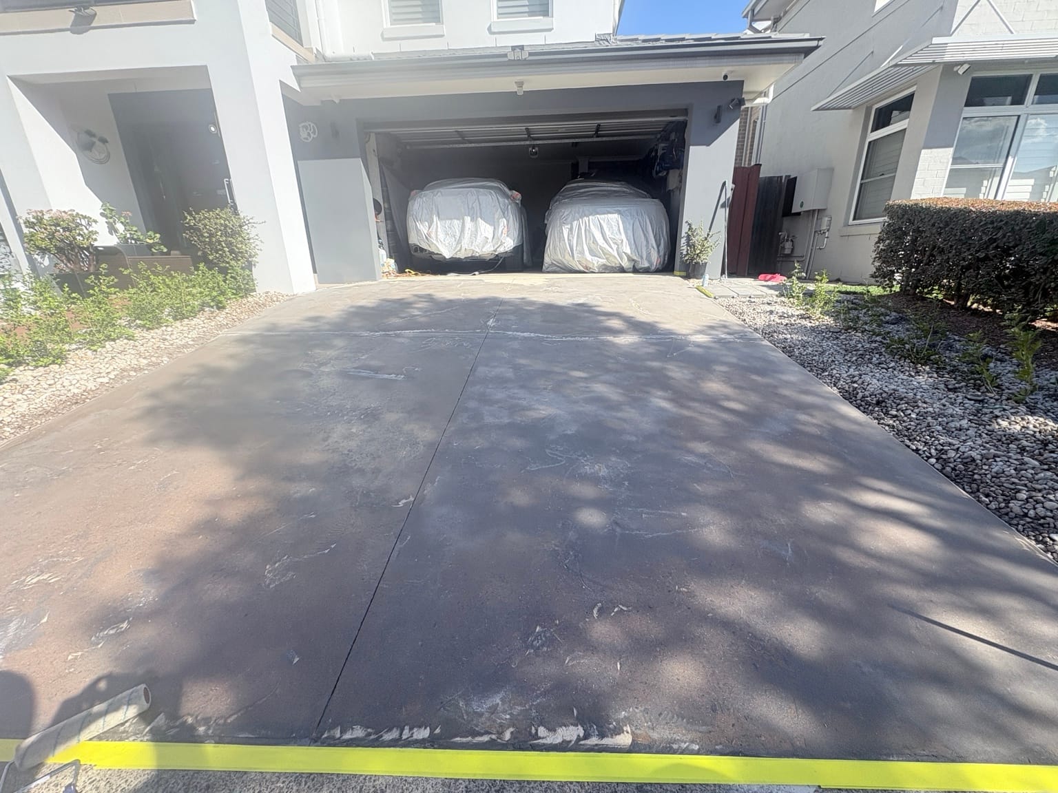 Lidcombe driveway before DaniCrete epoxy coating